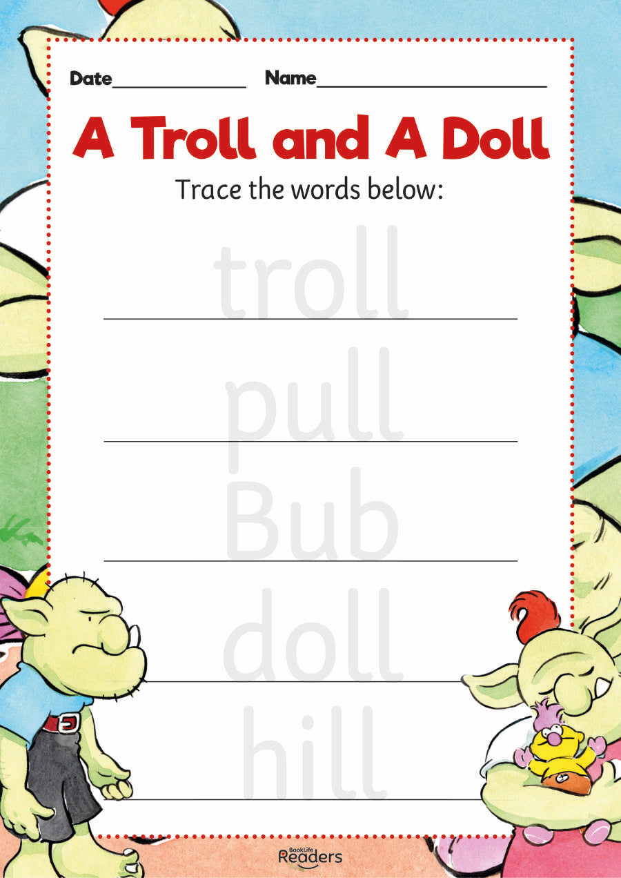 Level 2 (Red) - BookLife Readers, Sam and Dot and A Troll and a Doll - Free Resource