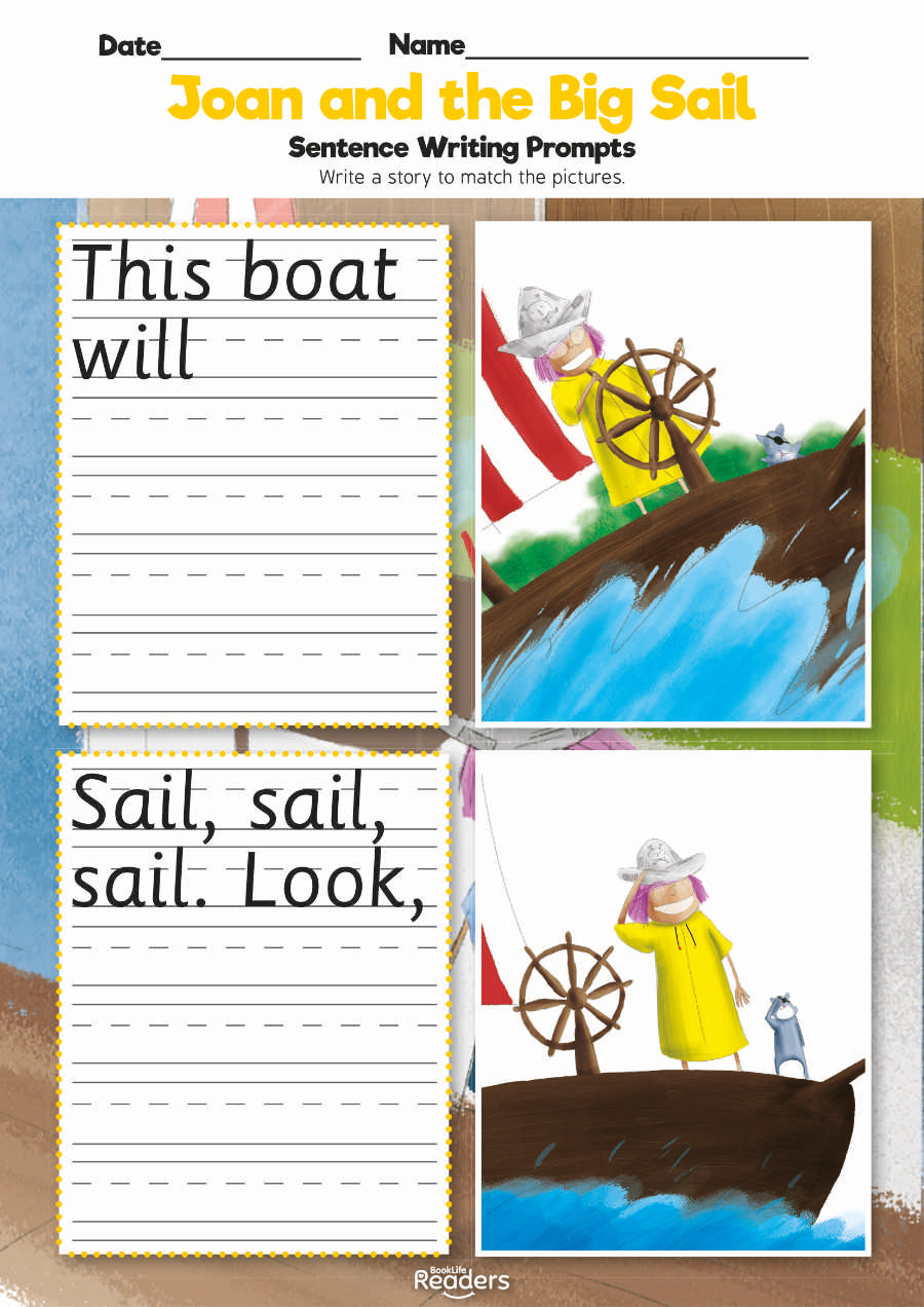 Level 3 (Yellow) - BookLife Readers, The Goat and the Coat and Joan and the Big Sail - Free Resource