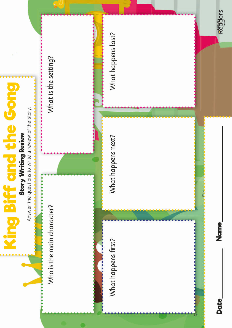 Level 3 (Yellow) - BookLife Readers, Thing Will Sing and King Biff and the Gong - Free Resource