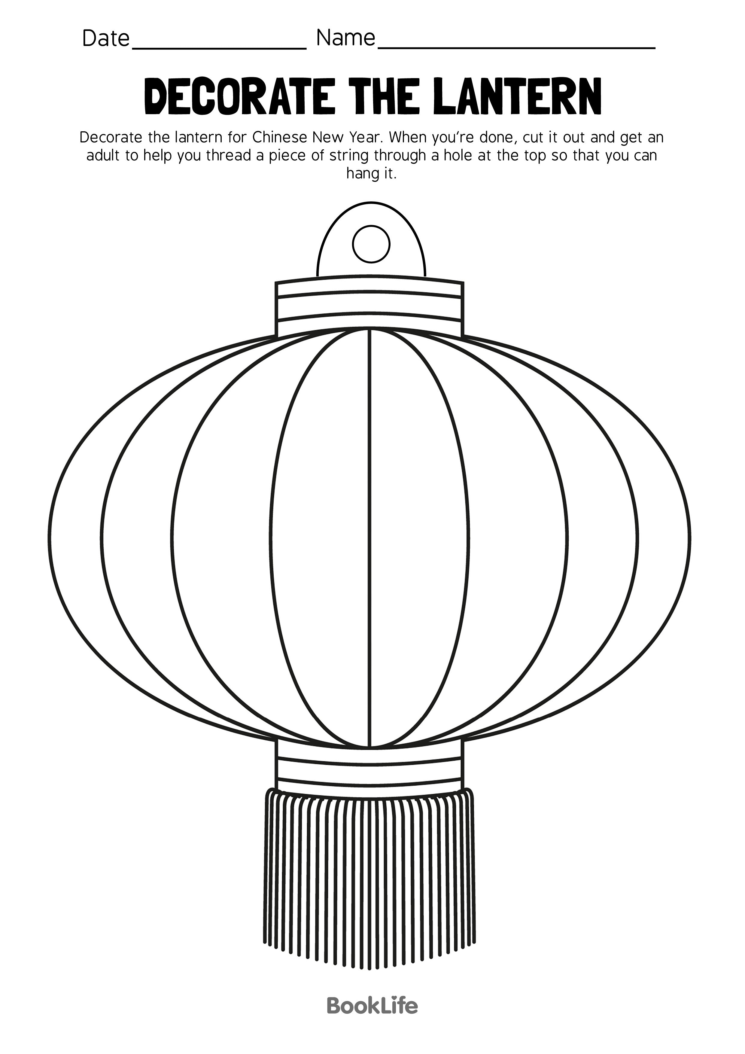 Chinese New Year - Decorate The Lantern