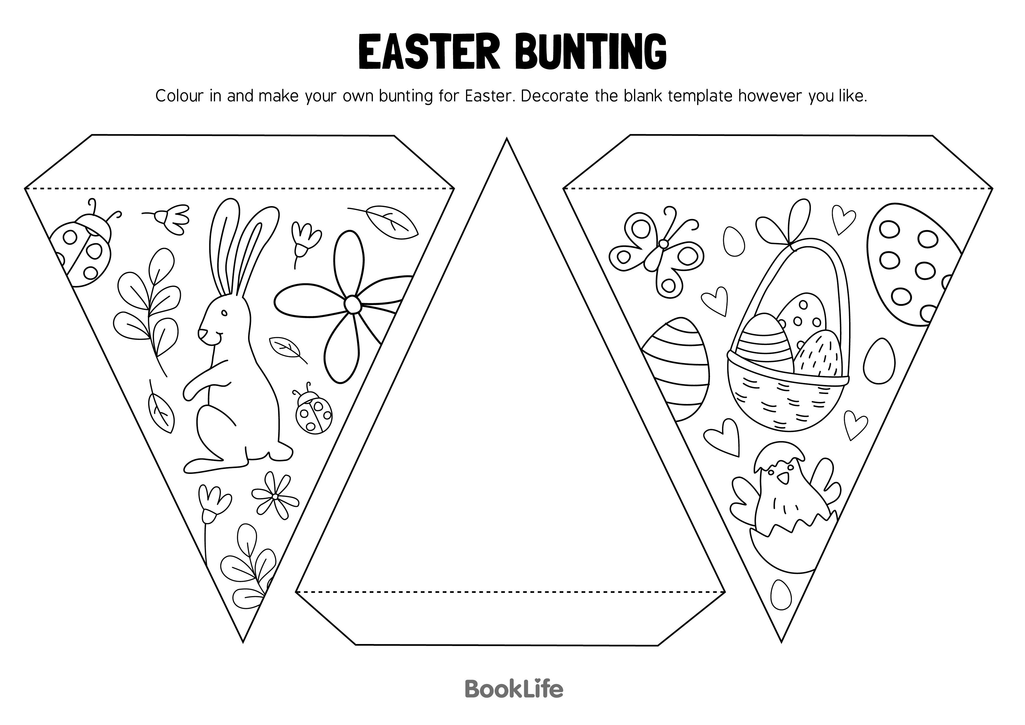 Free Easter Bunting Activity