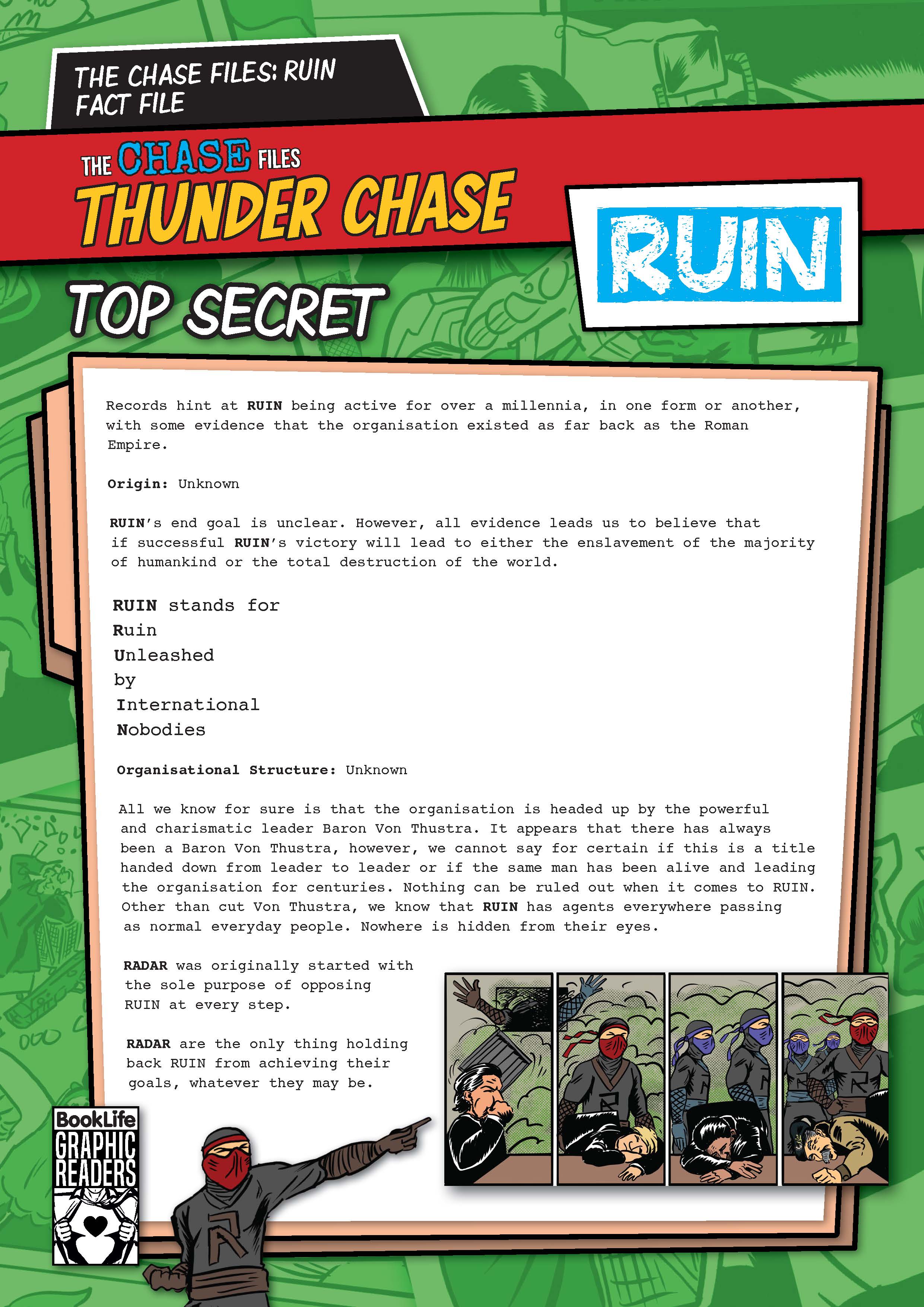 Nathan Chase: Agent of RADAR Activity Pack