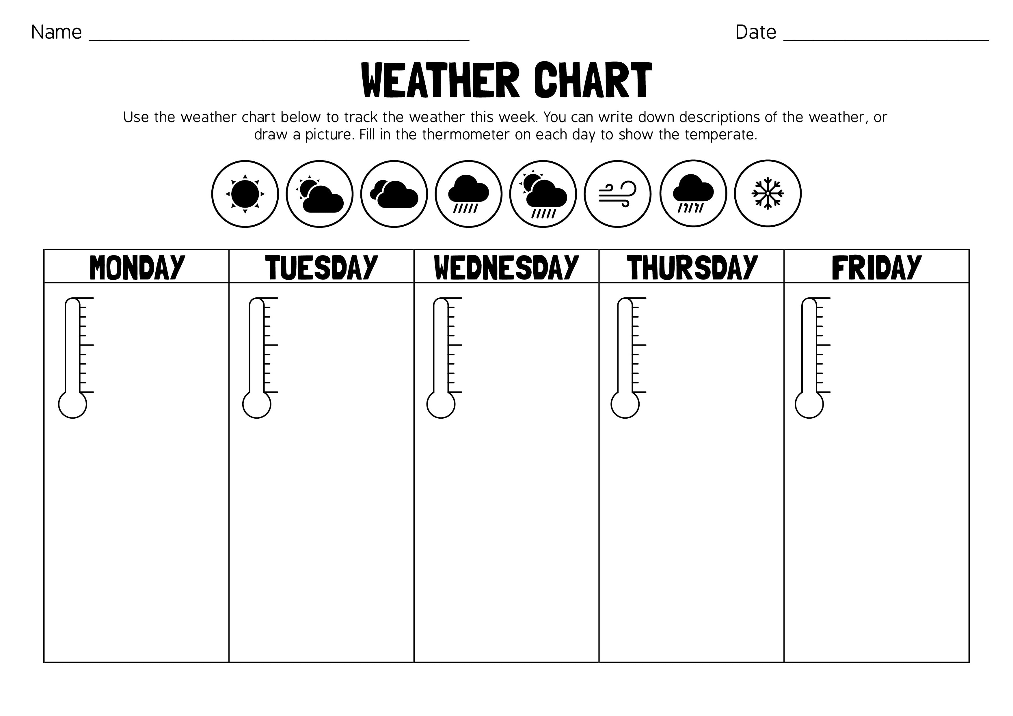 Weather Chart BookLife