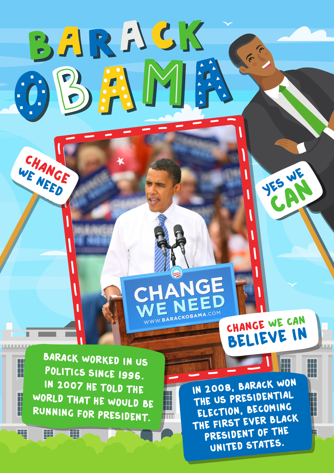 Barack Obama "Change We Need" Poster