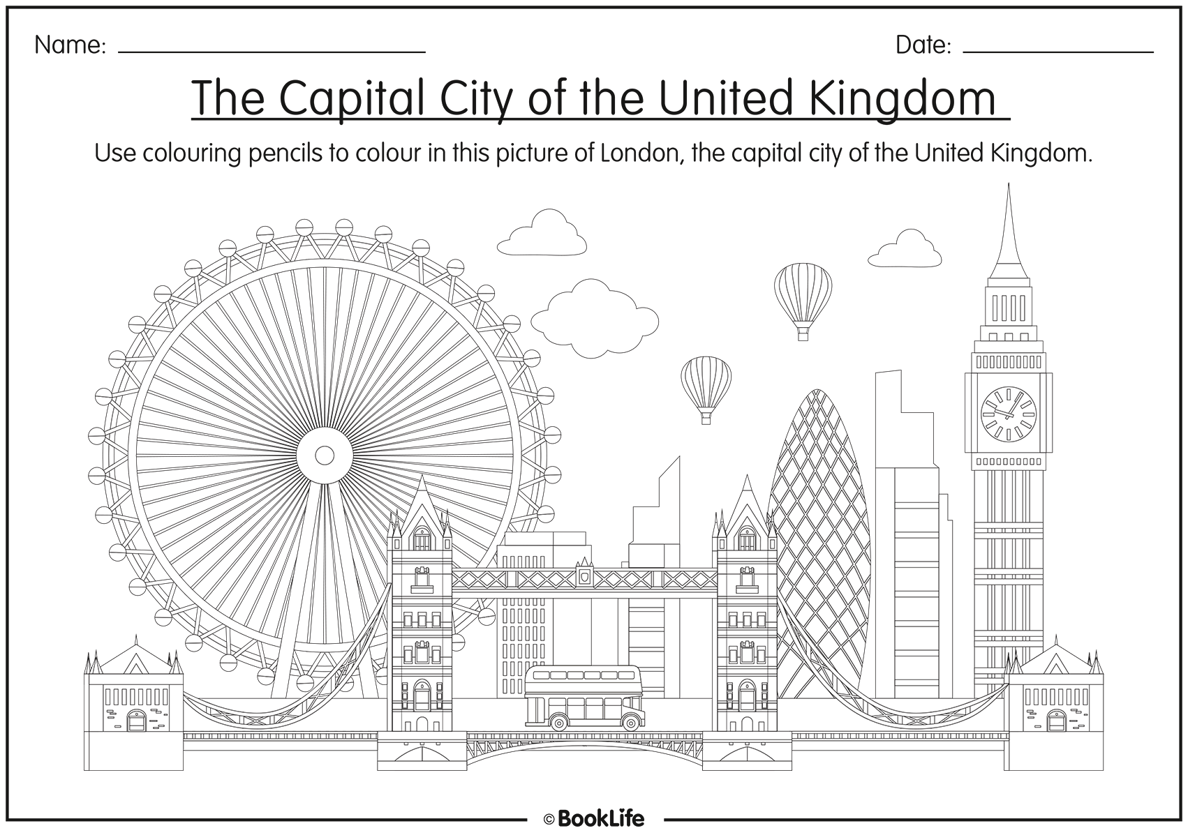Colour The Capital City by BookLife