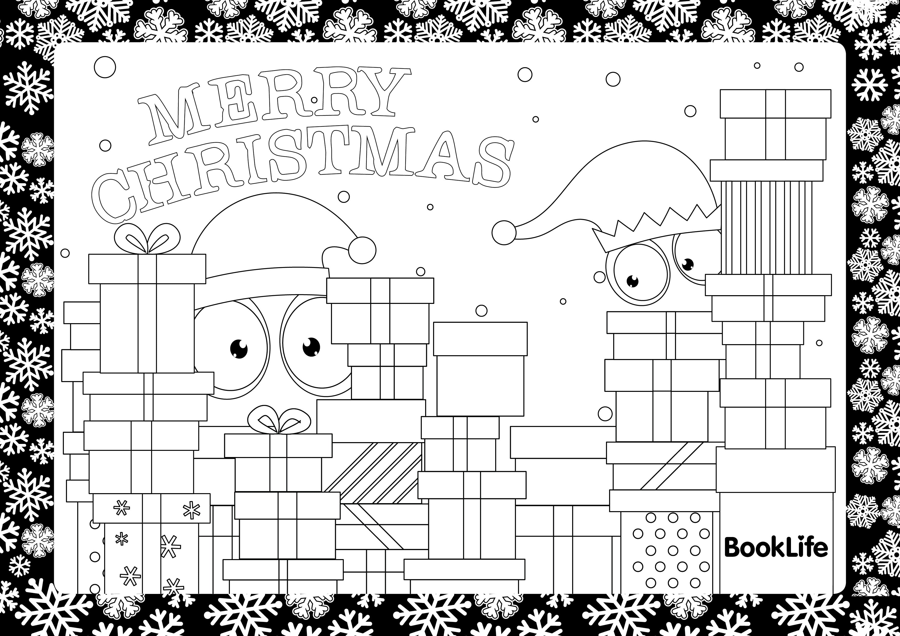 Free Christmas Colouring Sheet by BookLife