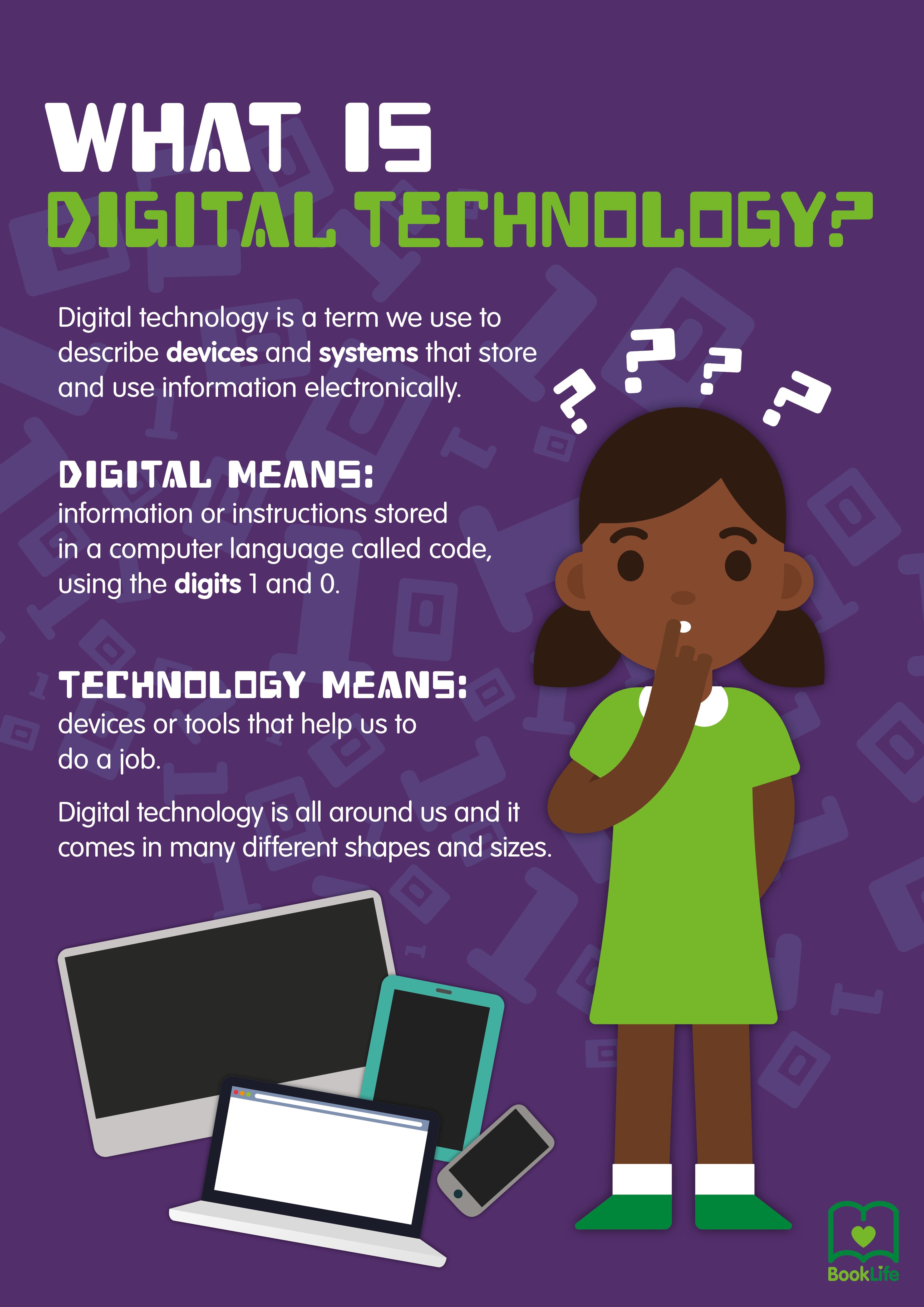 Free What is Digital Technology? Poster by BookLife