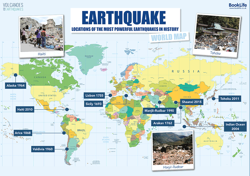 Powerful Earthquakes Poster by BookLife