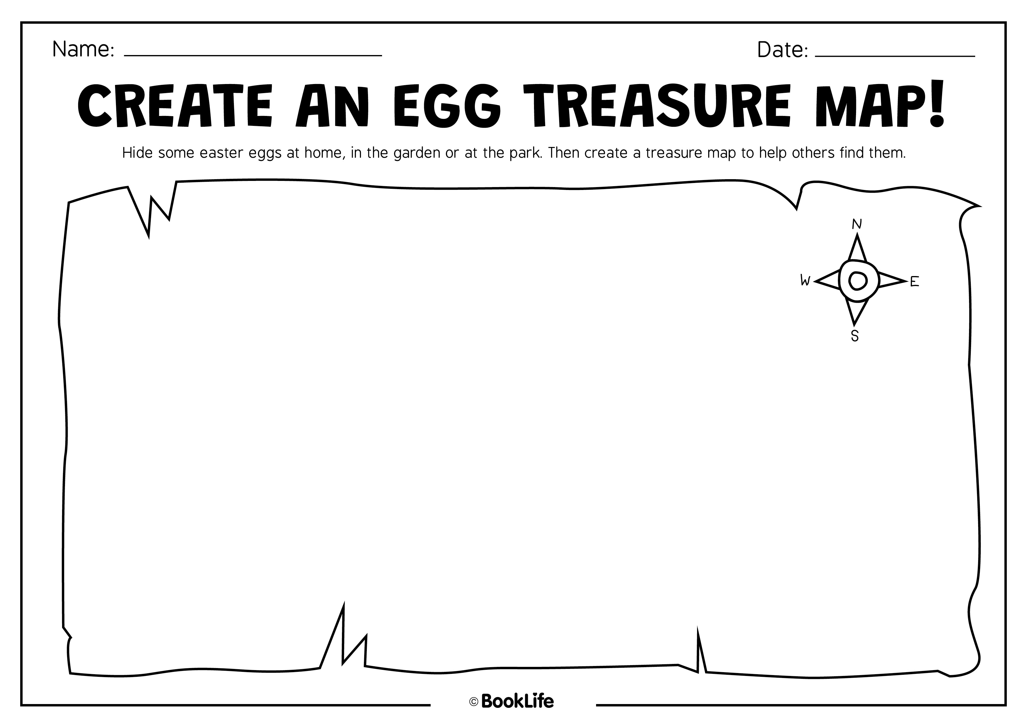 Create An Egg Treasure Map!