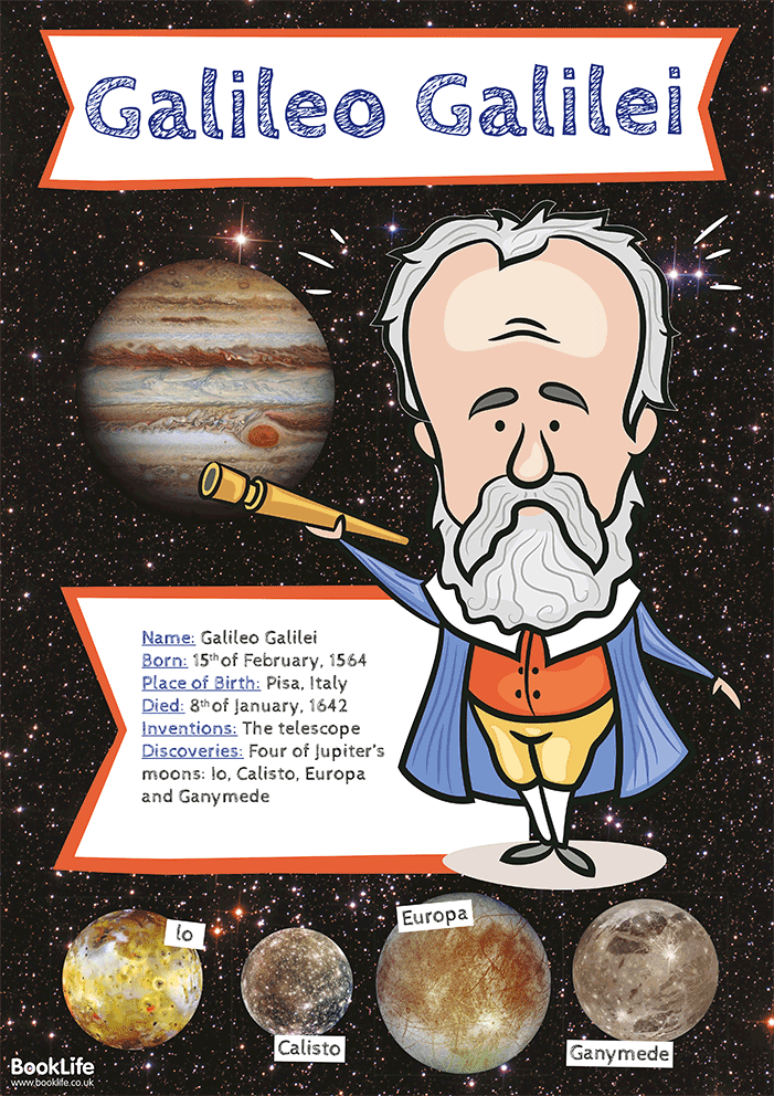 Galileo Galilei Poster by BookLife