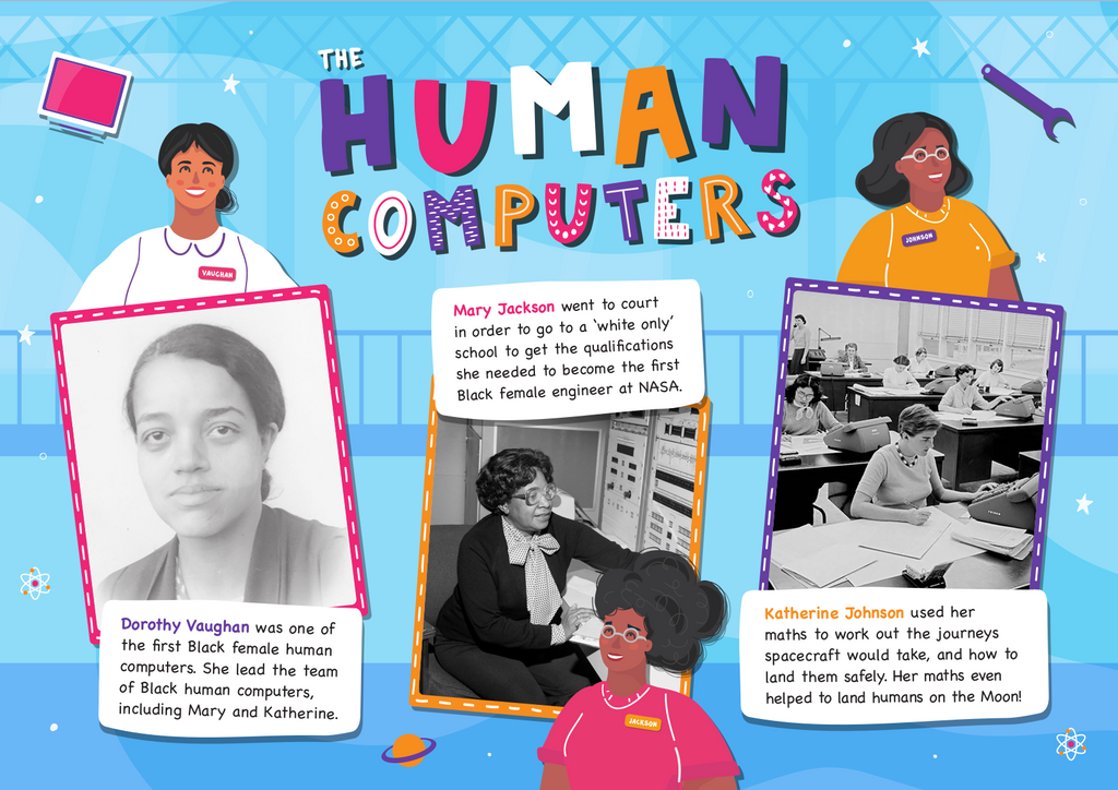 Human Computer Free The Human Computers Poster | BookLife