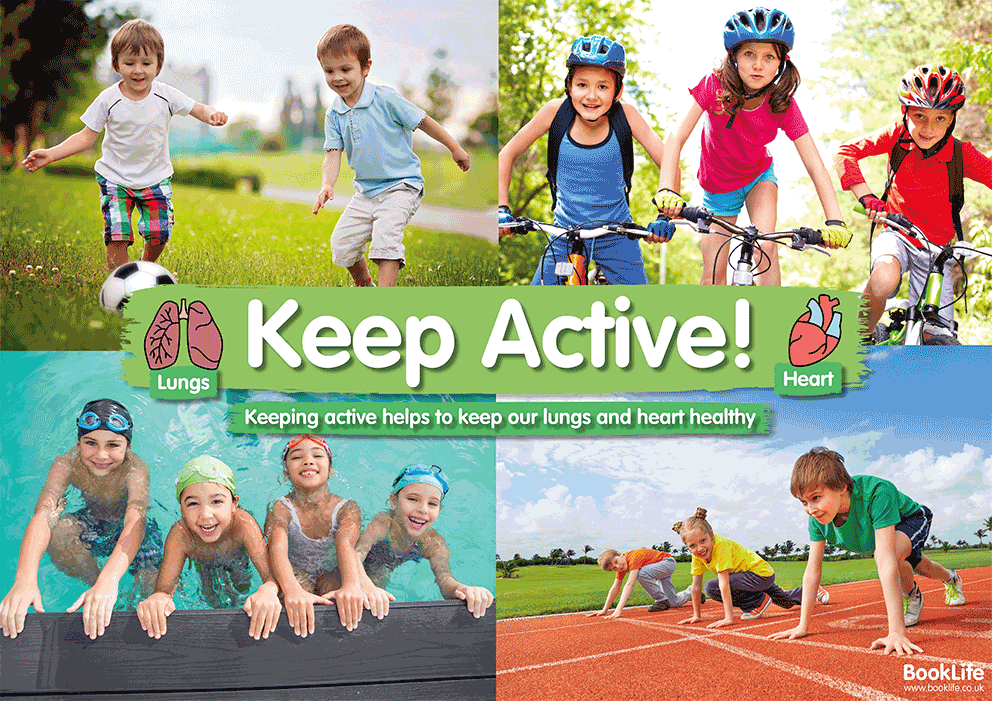 Keep Active Poster by BookLife