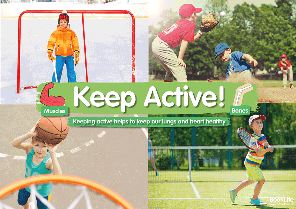 Keep Active Poster 2 by BookLife