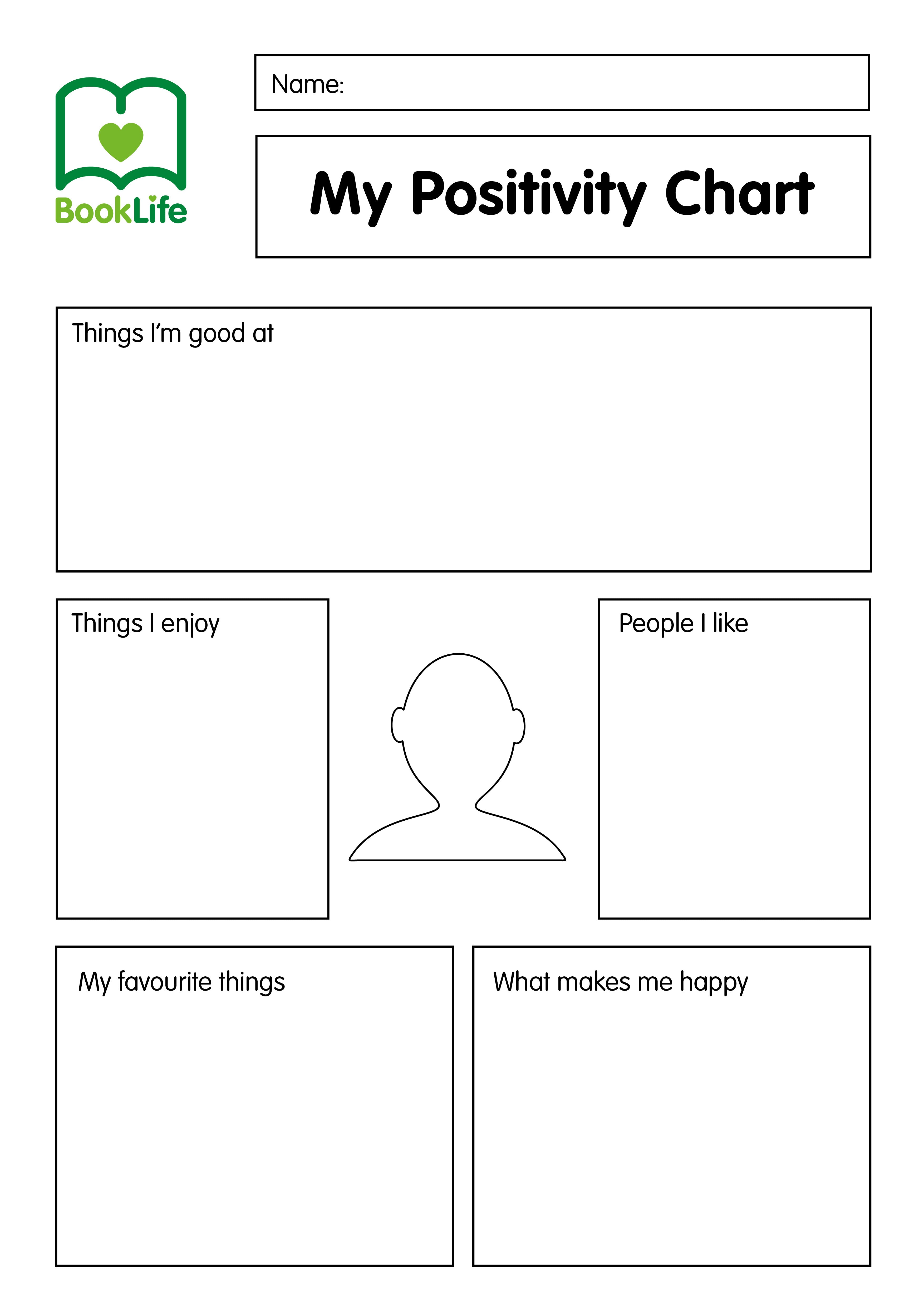Free My Positivity Chart by BookLife