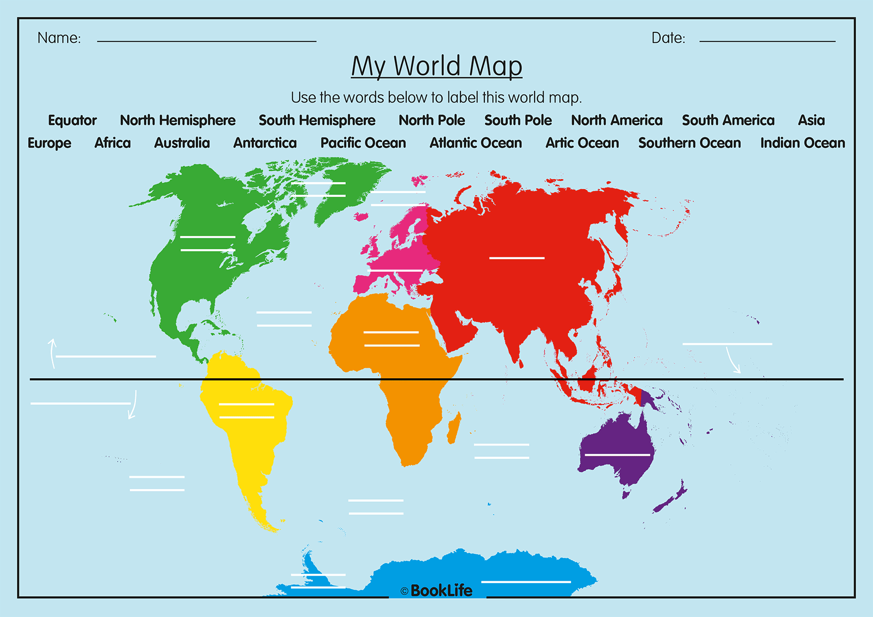 My World Map by BookLife