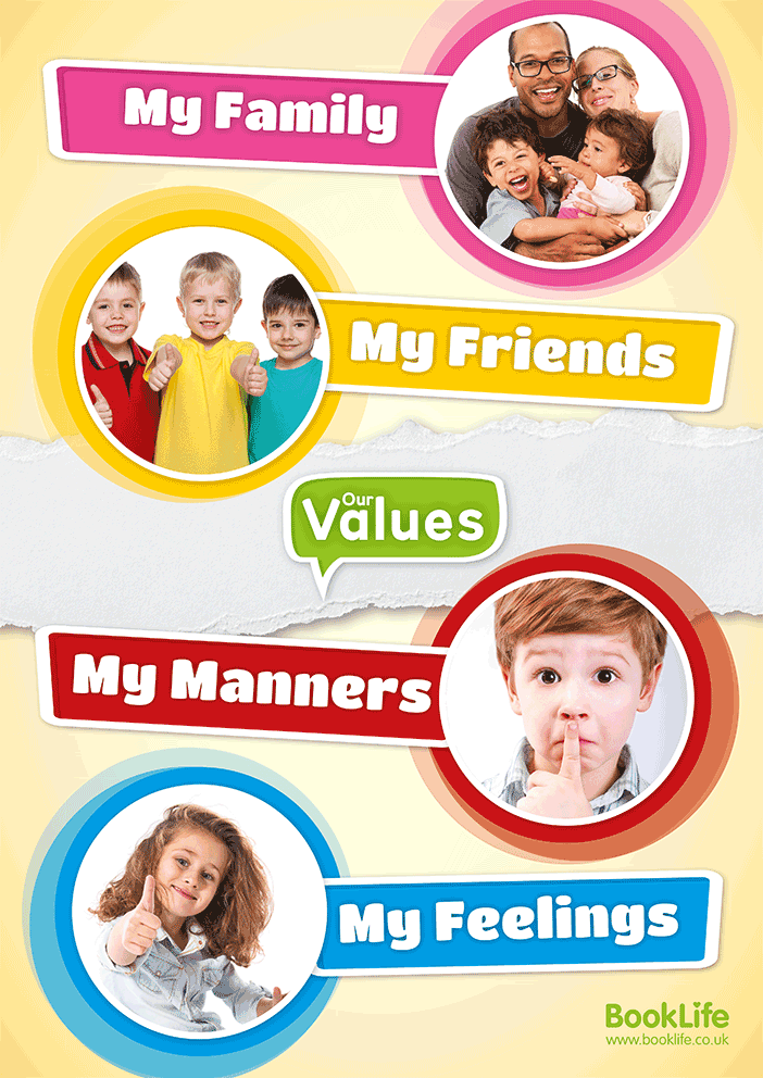 Our Values - Early Years Poster by BookLife