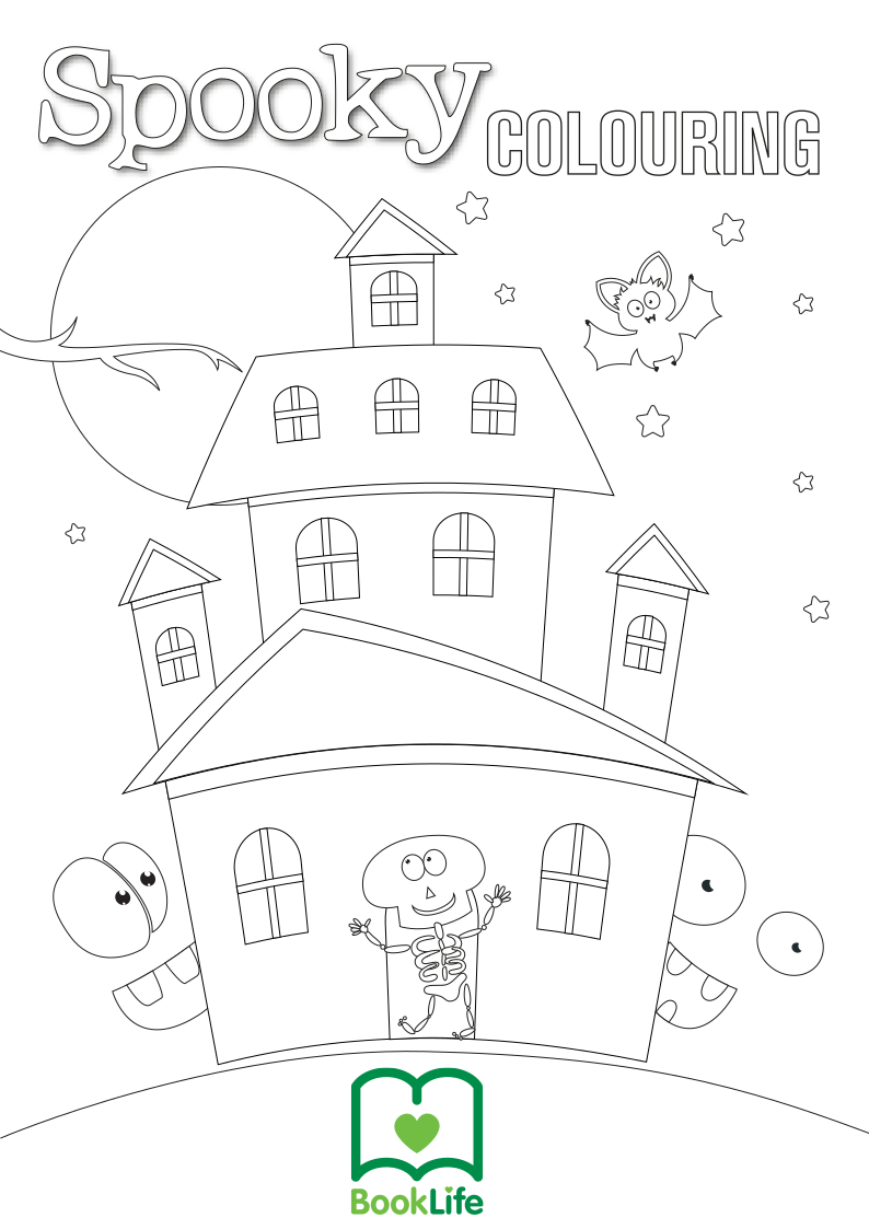 Free Spooky Colouring Sheet by BookLife