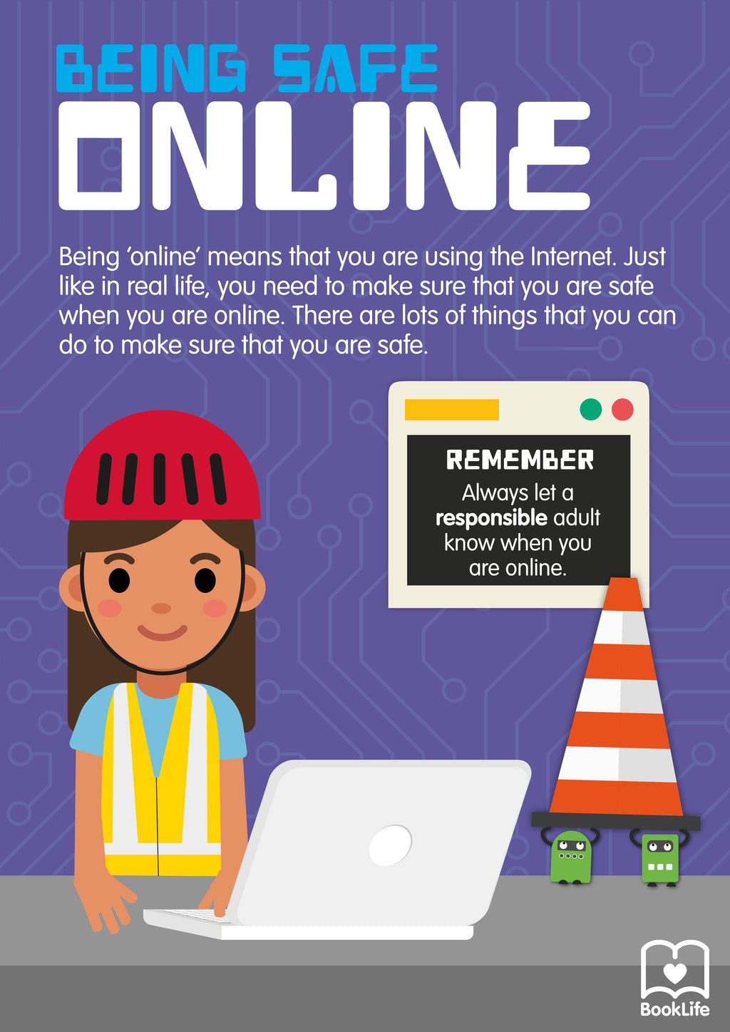 Free Being Safe Online Poster | BookLife